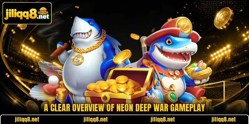 A clear overview of Neon Deep War gameplay