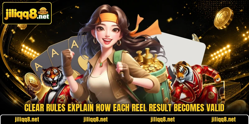 Clear rules explain how each reel result becomes valid Clear rules explain how each reel result becomes valid