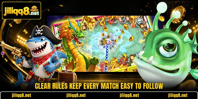 Clear rules keep every match easy to follow