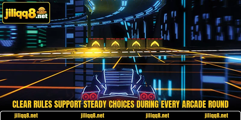 Clear rules support steady choices during every arcade round Clear rules support steady choices during every arcade round