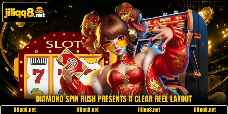 Diamond Spin Rush presents a clear reel layout