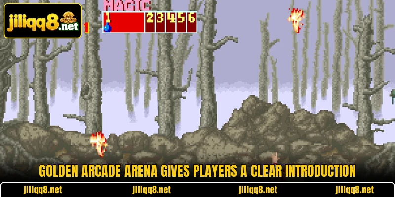 Golden Arcade Arena gives players a clear introduction