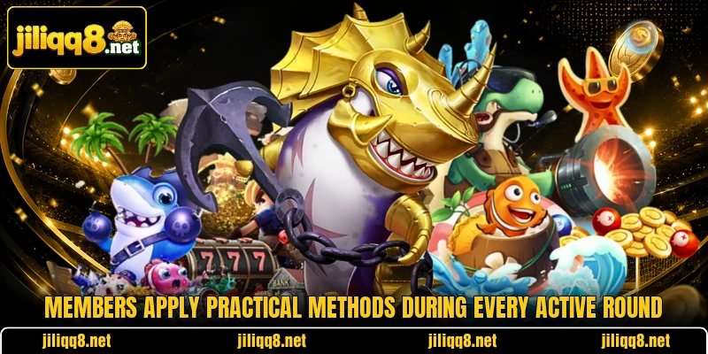 Members apply practical methods during every active round