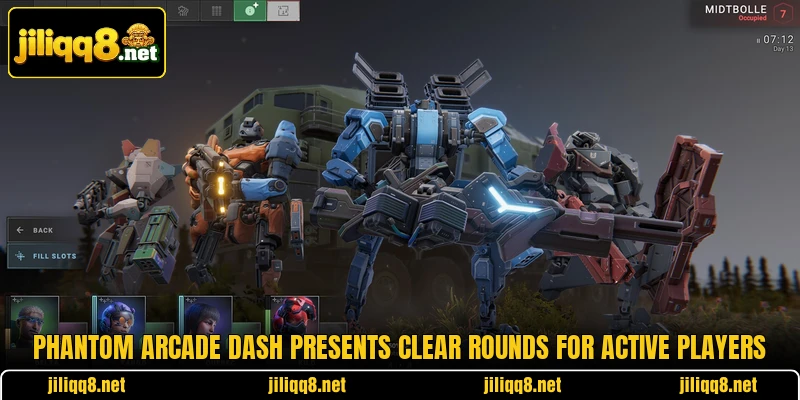 Phantom Arcade Dash presents clear rounds for active players