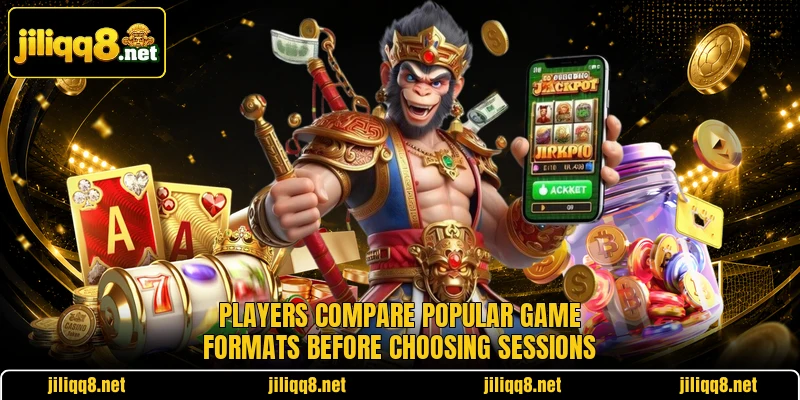 Players compare popular game formats before choosing sessions Players compare popular game formats before choosing sessions