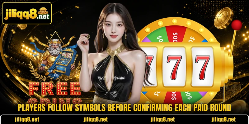 Players follow symbols before confirming each paid round