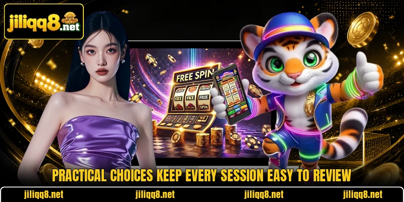 Practical choices keep every session easy to review Practical choices keep every session easy to review
