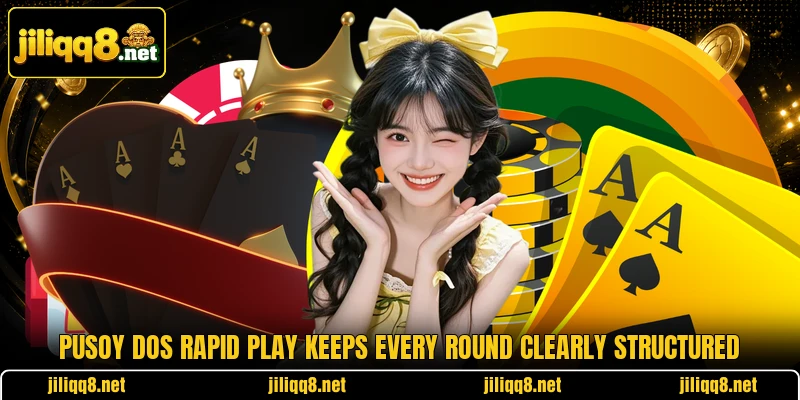 Pusoy Dos Rapid Play keeps every round clearly structured
